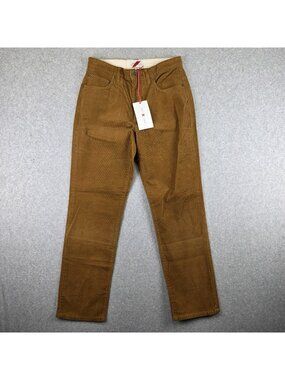 Best Made Co Corduroy Pants Mens 30x30 Brown Slim Tapered Chino 5 Pocket